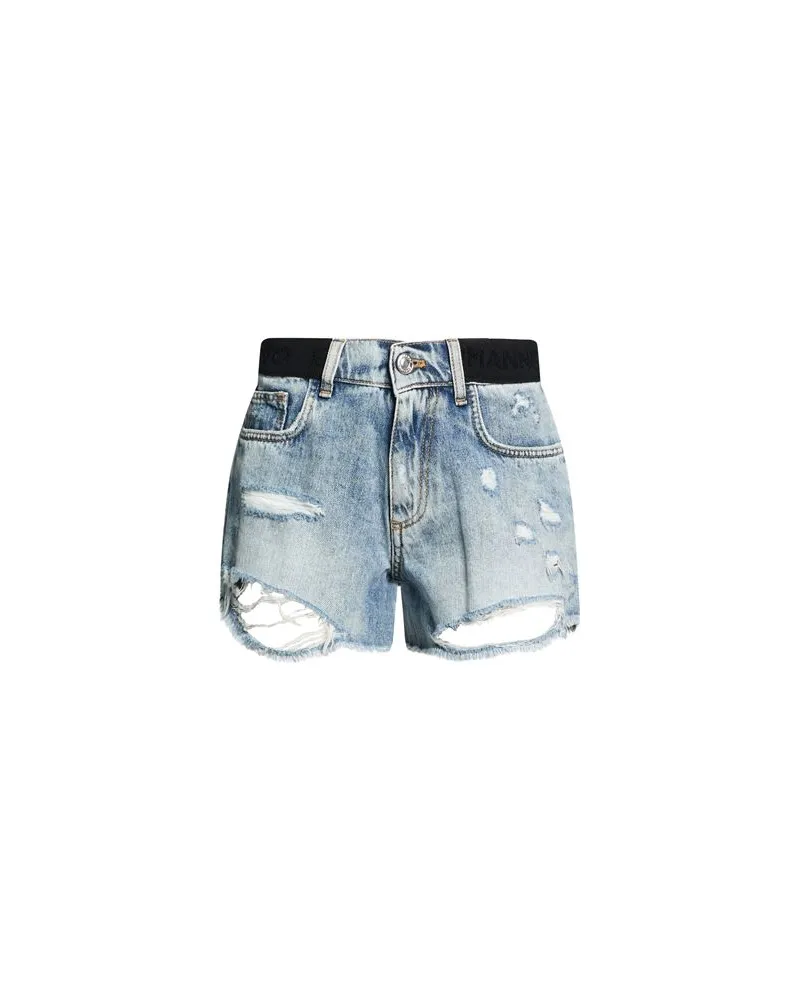 Ermanno Scervino HOSEN & RÖCKE - Jeansshortsauf YOOX.COM Blau