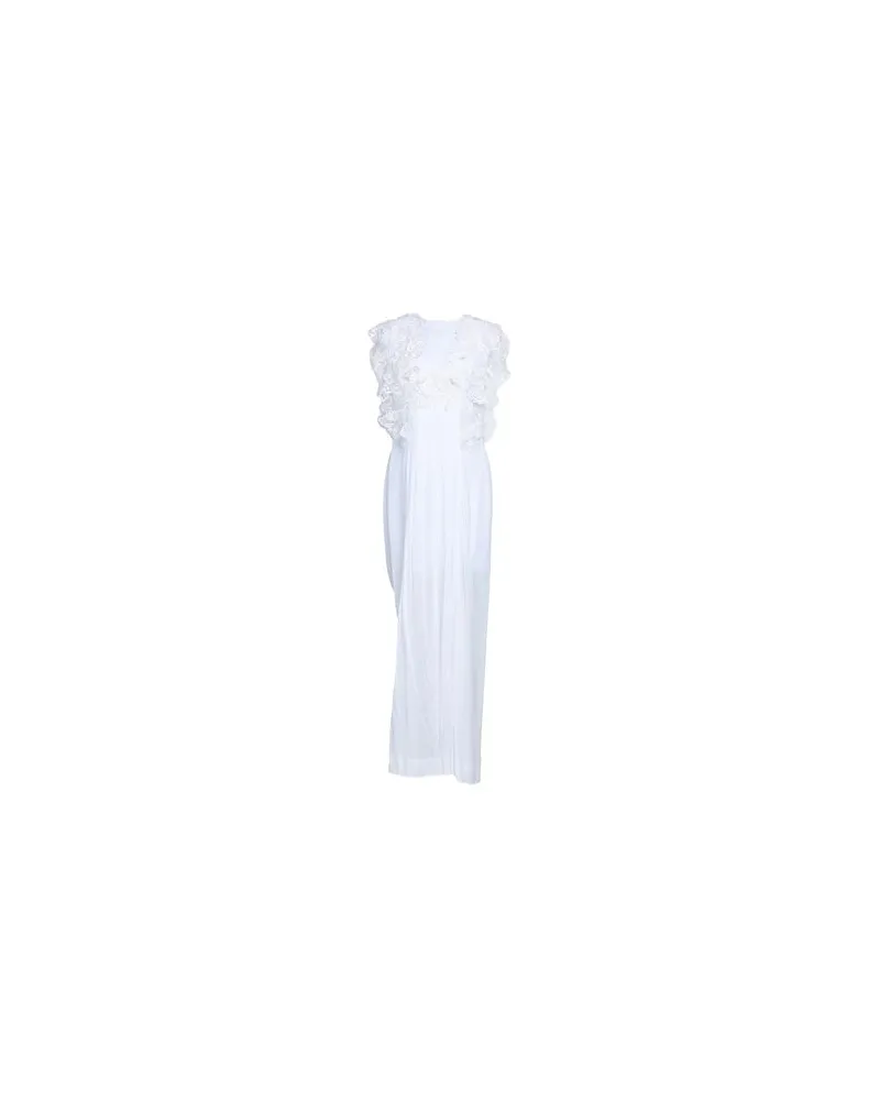 Ermanno Scervino KLEIDER - Maxi-Kleiderauf YOOX.COM Weiß