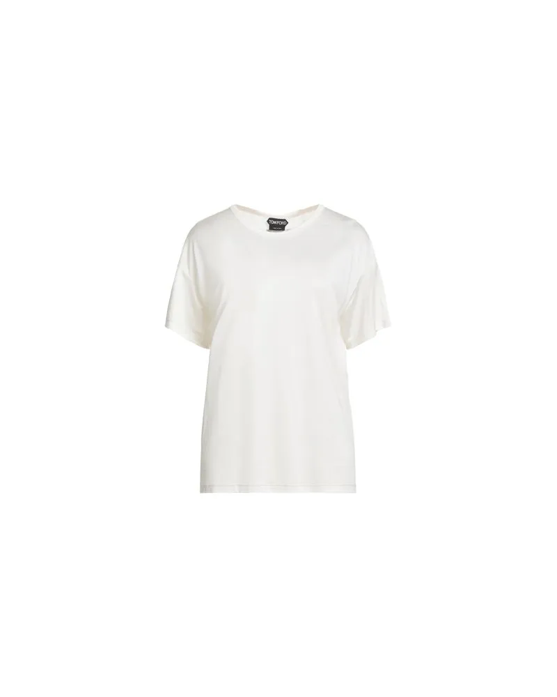 Tom Ford TOPS - T-shirtsauf YOOX.COM Cremeweiß