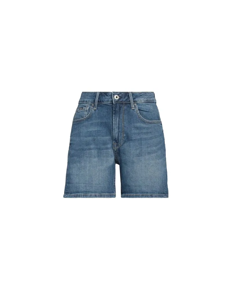 Pepe Jeans HOSEN & RÖCKE - Jeansshortsauf YOOX.COM Blau