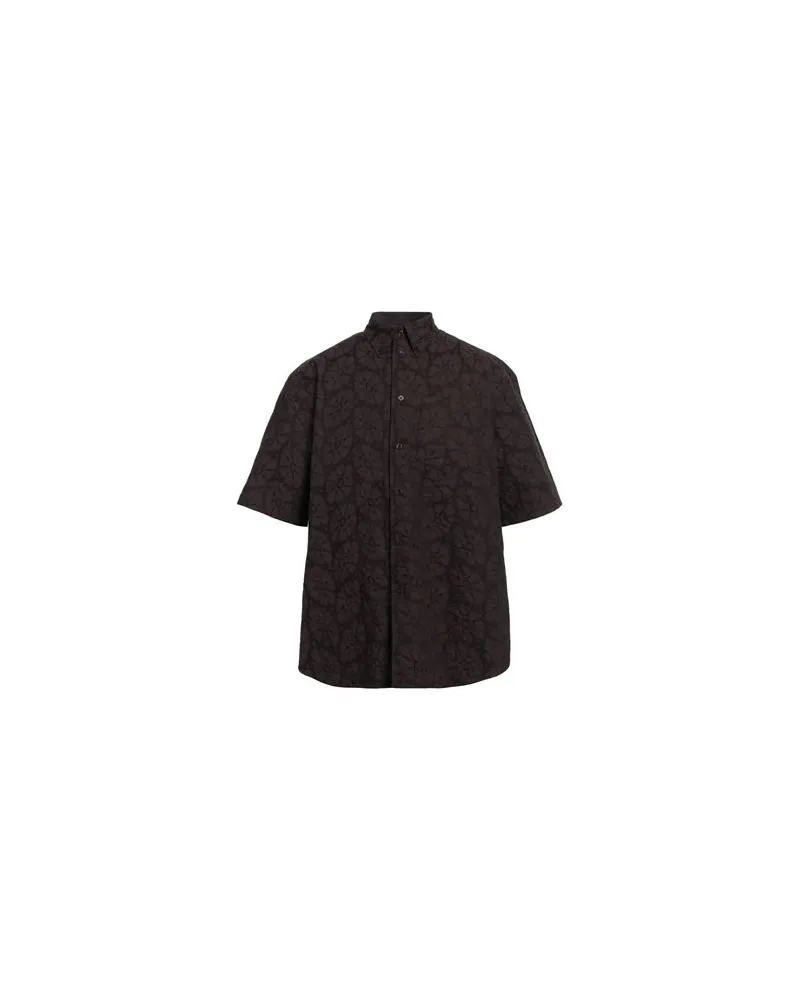 Wood Wood TOPS - Hemdenauf YOOX.COM Dunkelbraun