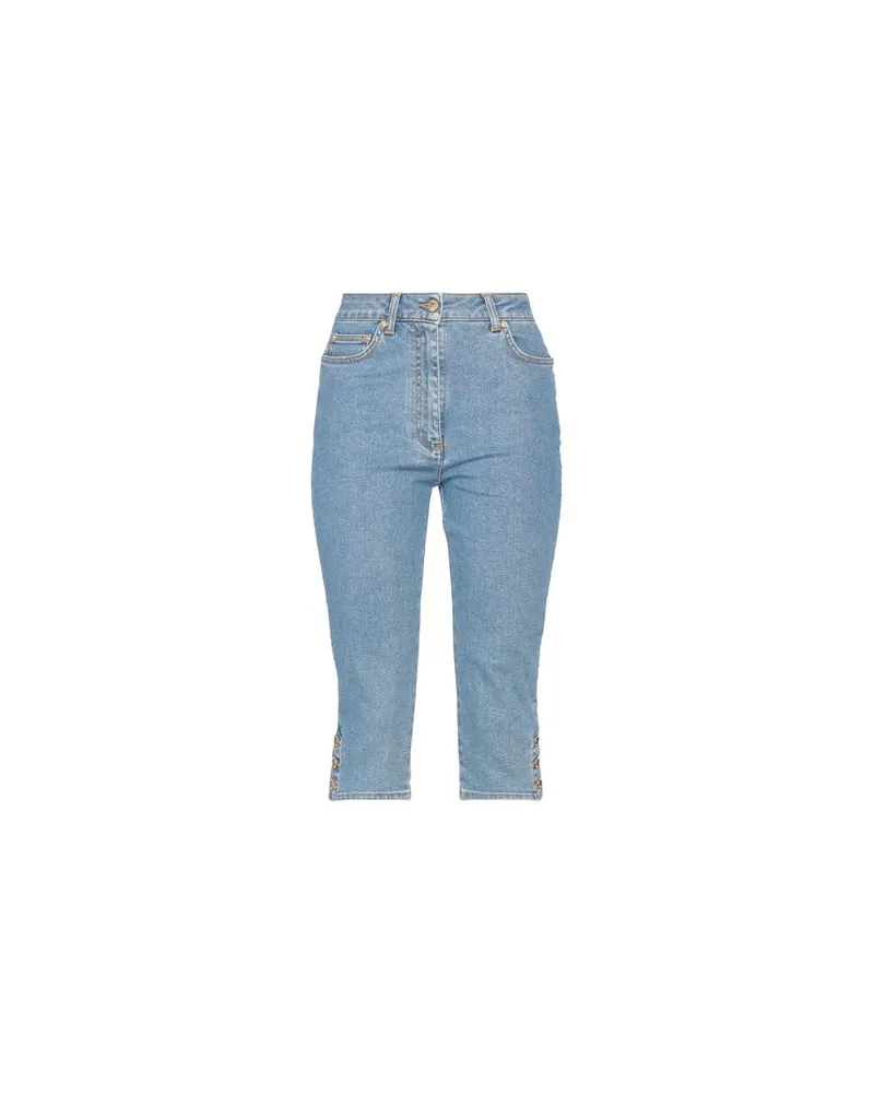 Moschino COUTURE - HOSEN & RÖCKE - Jeanshosenauf YOOX.COM Blau
