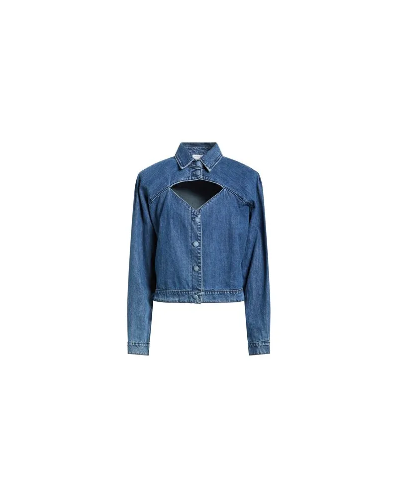 MVP Wardrobe JACKEN & MÄNTEL - Jeansjacken/Mäntelauf YOOX.COM Blau
