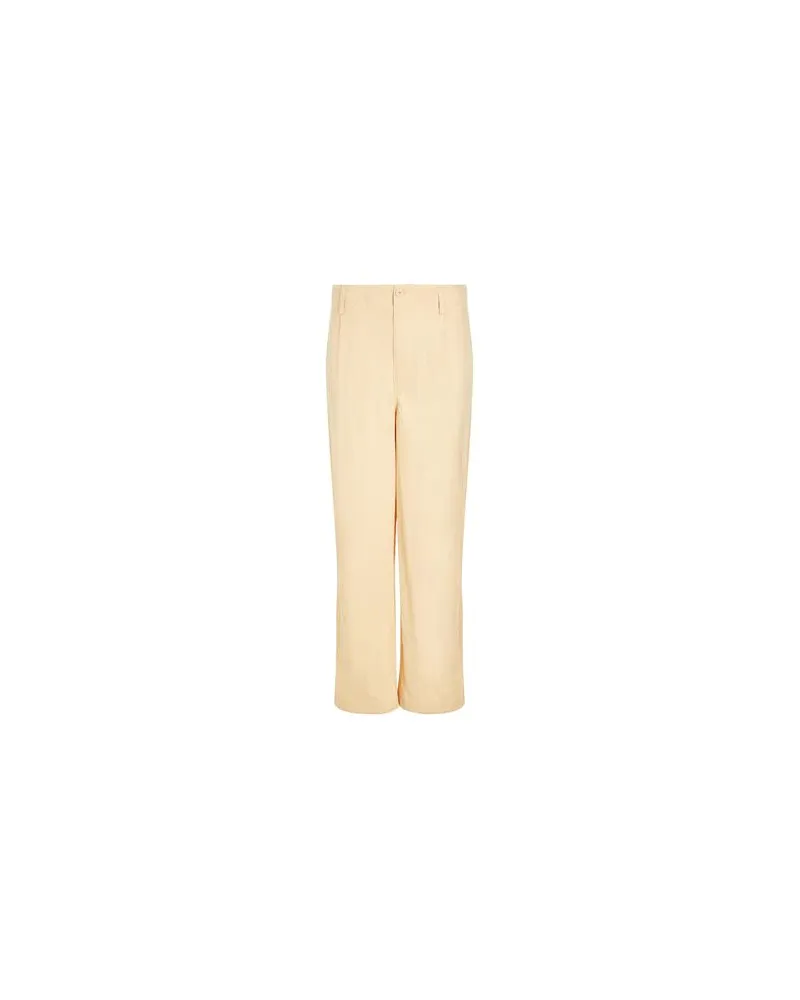 8 by Yoox COTTON BLEND PLEATED TROUSERS  - HOSEN & RÖCKE - Hosenauf YOOX.COM Beige