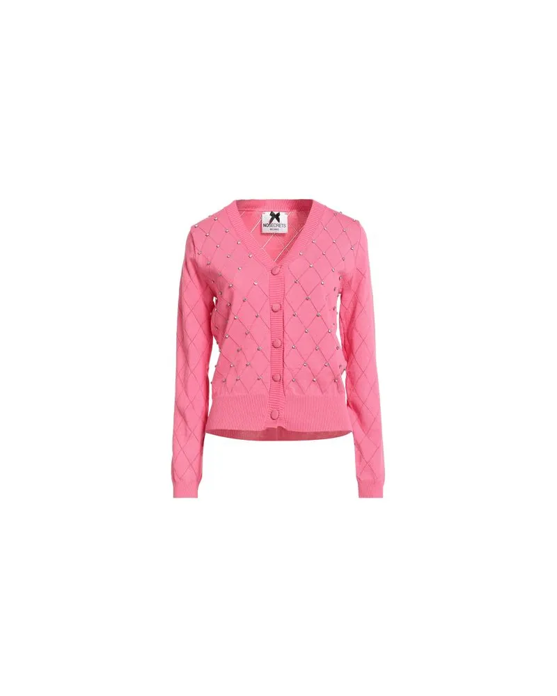 No Secrets STRICKWAREN - Strickjackenauf YOOX.COM Rosa