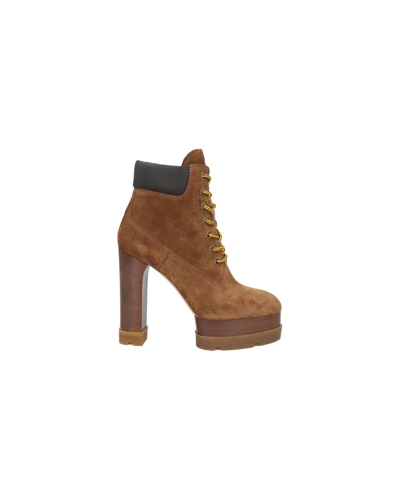 Casadei SCHUHE - Stiefelettenauf YOOX.COM Braun