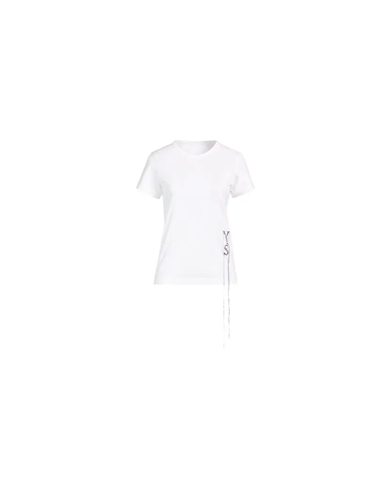 Y'S YOHJI YAMAMOTO TOPS - T-shirtsauf YOOX.COM Weiß