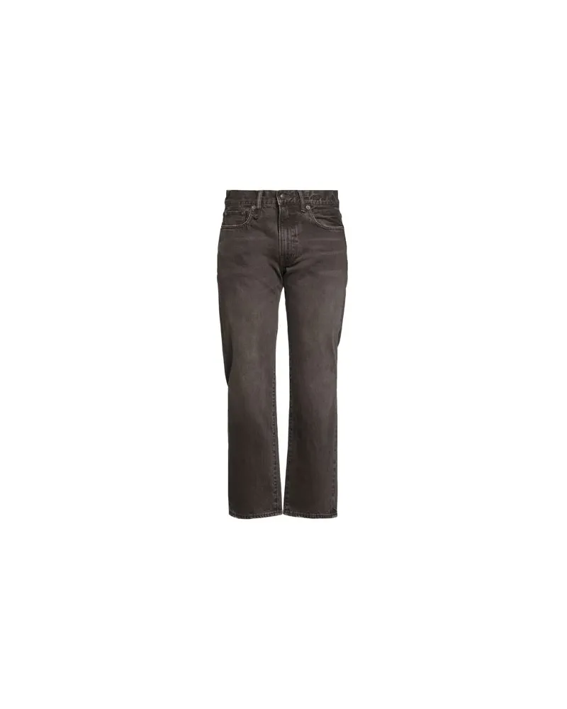 R13 HOSEN & RÖCKE - Jeanshosenauf YOOX.COM Schokobraun