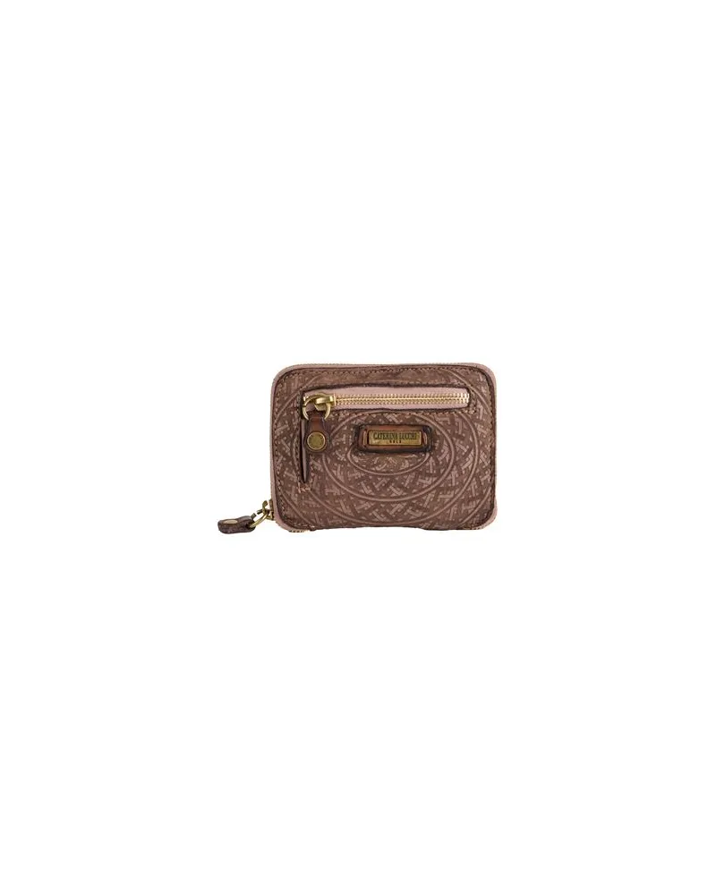 Caterina Lucchi GOLD - Kleinlederwaren - Brieftaschenauf YOOX.COM Khaki
