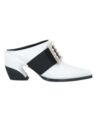 Roger Vivier Mules & Clogs Weiß