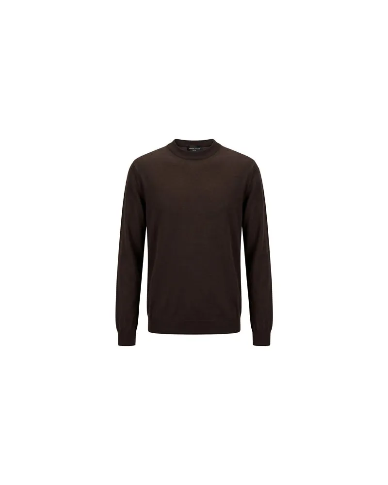 Roberto Collina STRICKWAREN - Rollkragenpulloverauf YOOX.COM Schokobraun