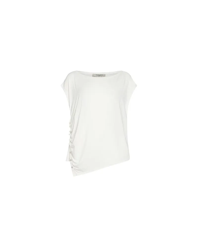 AllSaints TOPS - T-shirtsauf YOOX.COM Cremeweiß