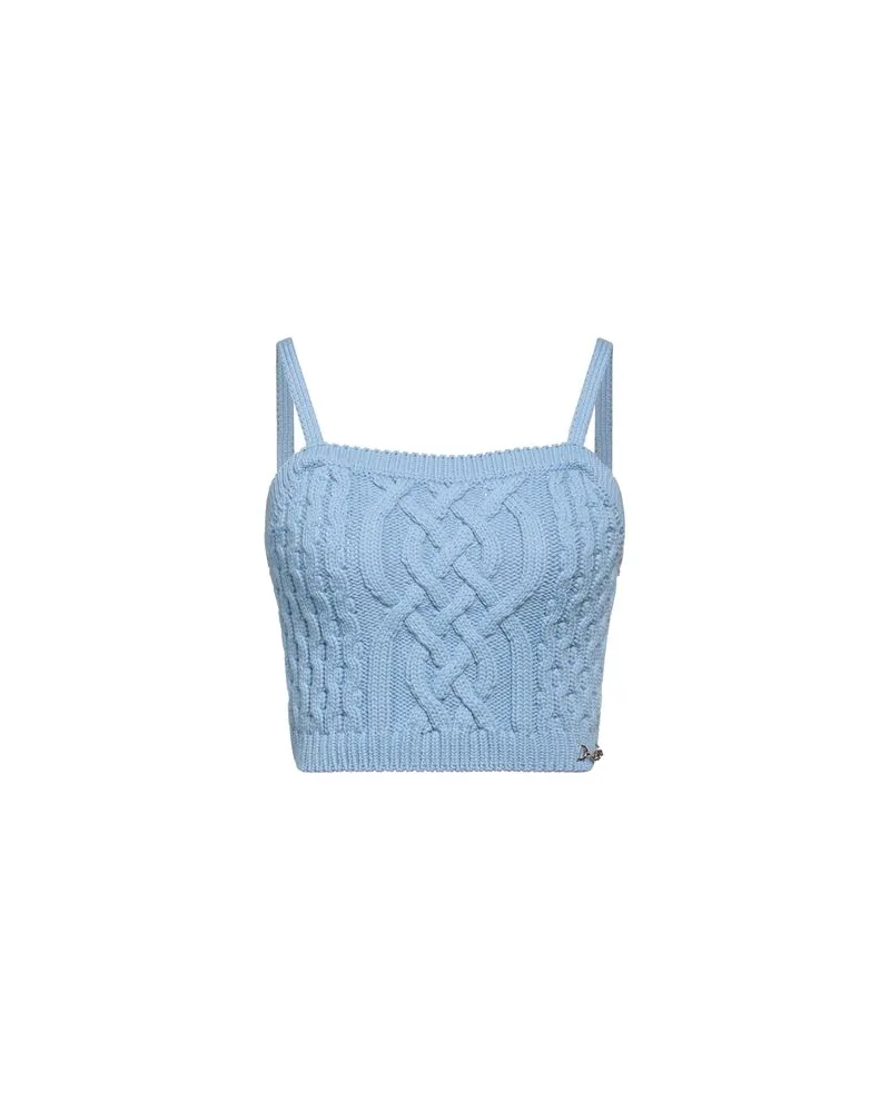 Elisabetta Franchi TOPS - Topsauf YOOX.COM Hellblau