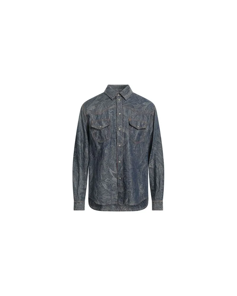 Etro TOPS - Jeanshemdenauf YOOX.COM Blau