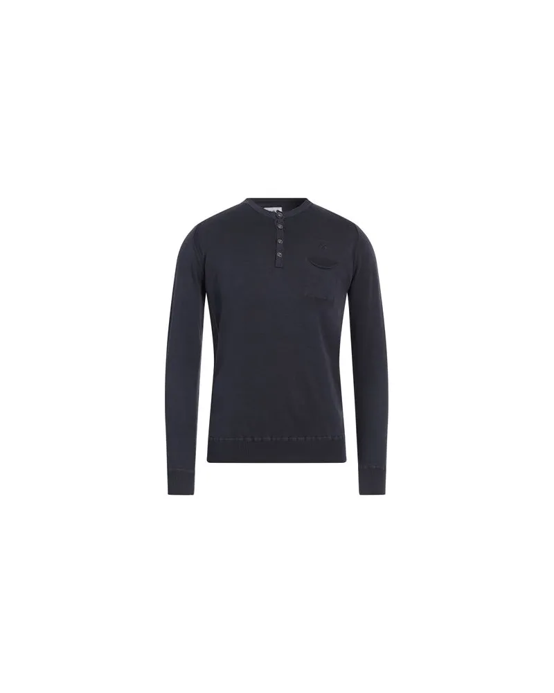 BERNA STRICKWAREN - Pulloverauf YOOX.COM Marineblau