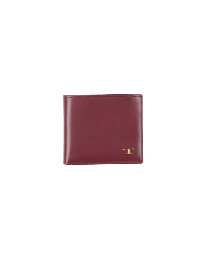 TOD'S Kleinlederwaren - Brieftaschenauf YOOX.COM Bordeaux