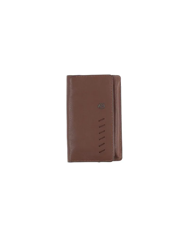 Piquadro Kleinlederwaren - Dokumentenetuisauf YOOX.COM Braun