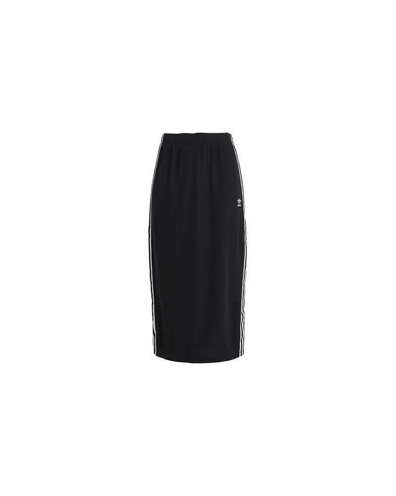 adidas KNITTED SKIRT  - HOSEN & RÖCKE - Midi-Röckeauf YOOX.COM Schwarz
