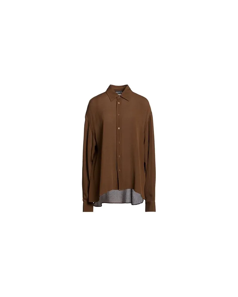 Jacob Lee TOPS - Hemdenauf YOOX.COM Braun