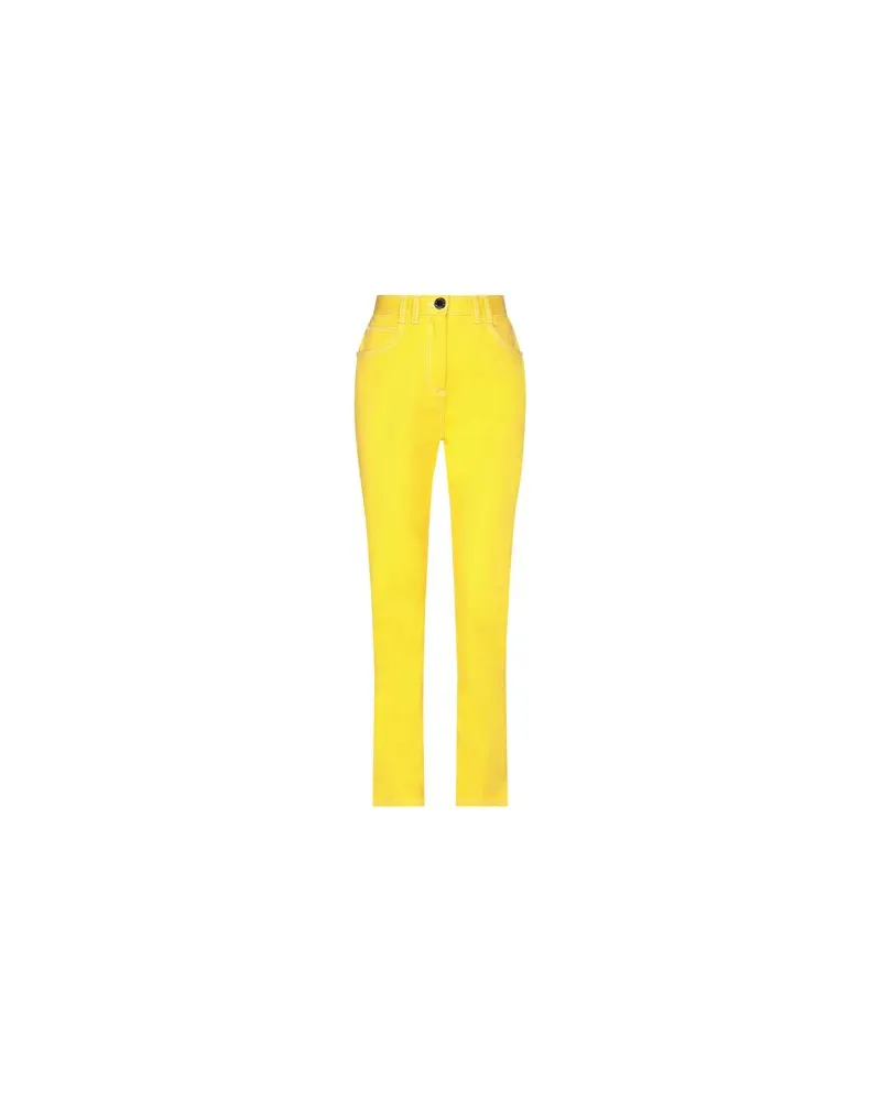 Balmain HOSEN & RÖCKE - Jeanshosenauf YOOX.COM Gelb