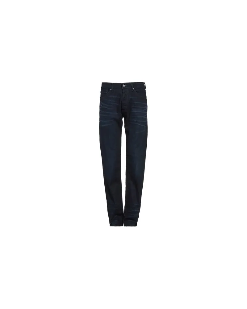 Guess HOSEN & RÖCKE - Jeanshosenauf YOOX.COM Blau