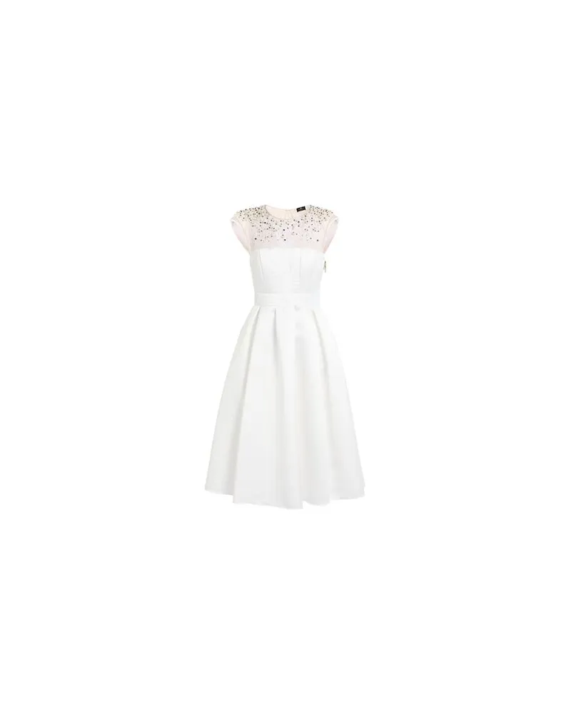 Elisabetta Franchi KLEIDER - Midi-Kleiderauf YOOX.COM Weiß