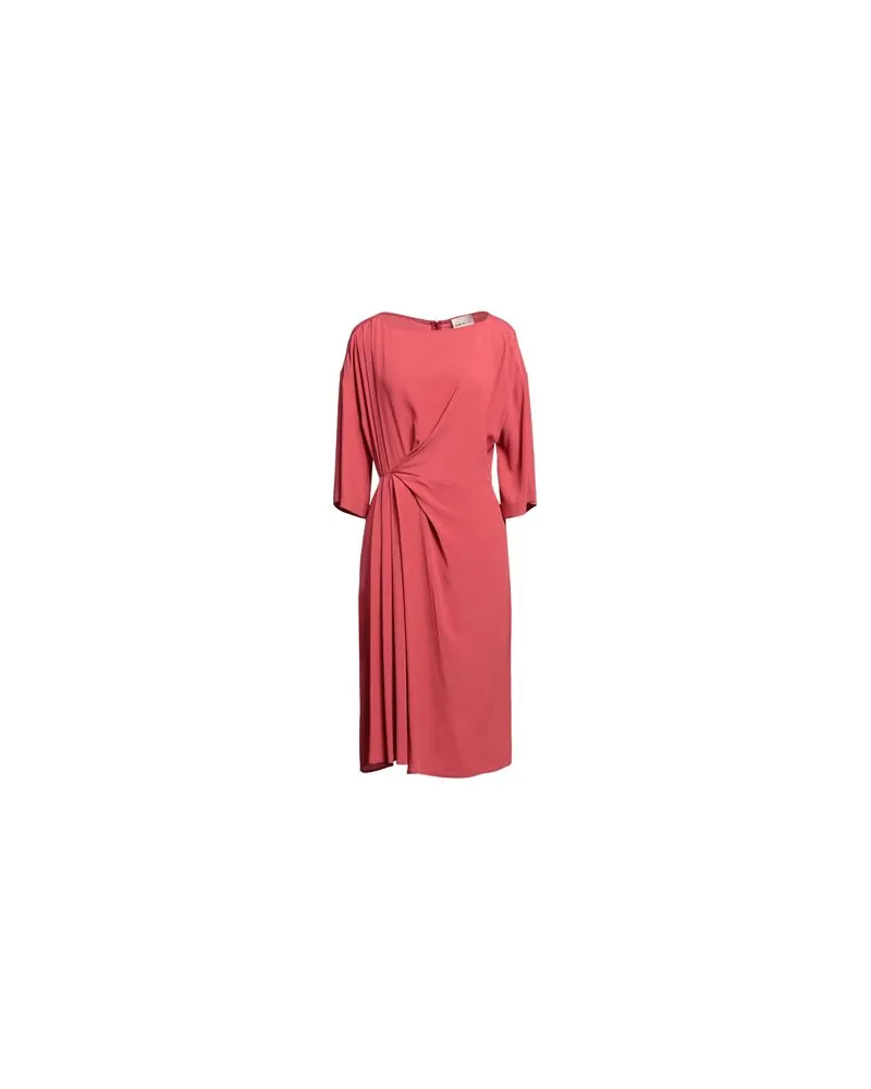 Semicouture KLEIDER - Midi-Kleiderauf YOOX.COM Koralle
