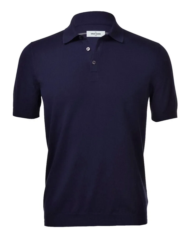 Gran Sasso Poloshirt Blau