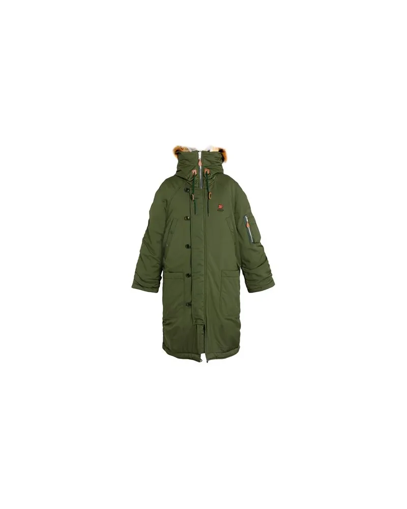 Kenzo JACKEN & MÄNTEL - Mäntelauf YOOX.COM Militärgrün