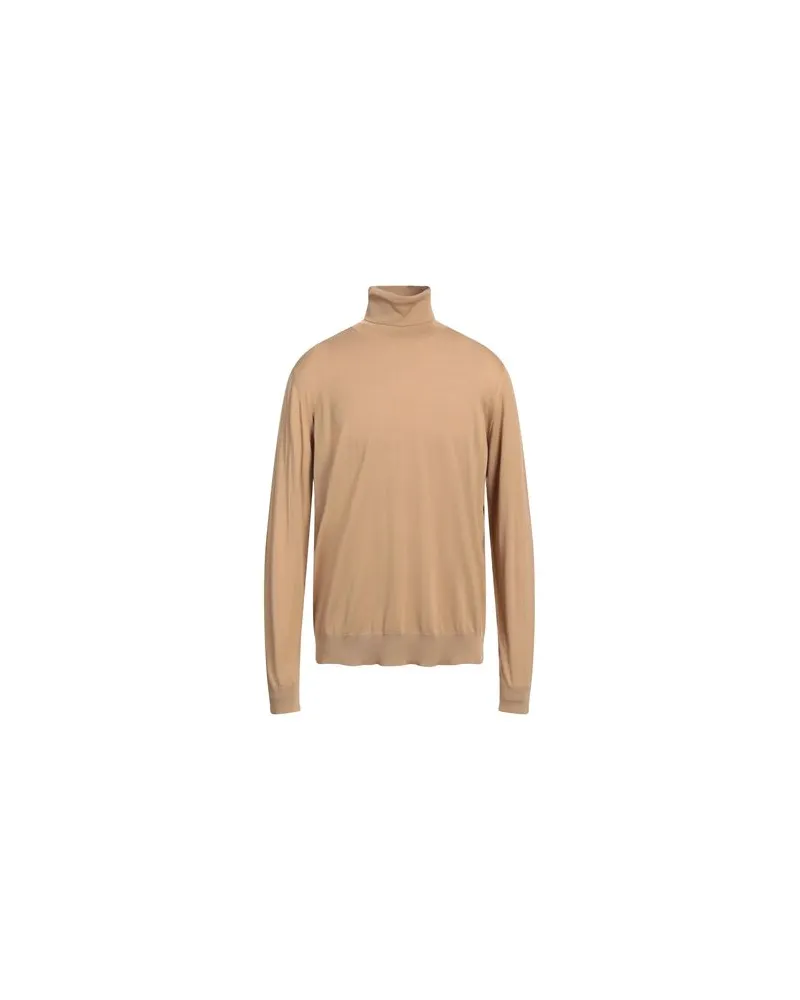 Jil Sander STRICKWAREN - Rollkragenpulloverauf YOOX.COM Kamel
