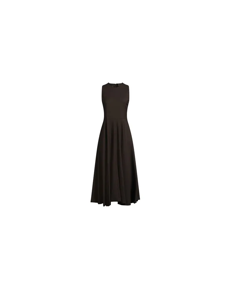 Officine Generale KLEIDER - Maxi-Kleiderauf YOOX.COM Dunkelbraun