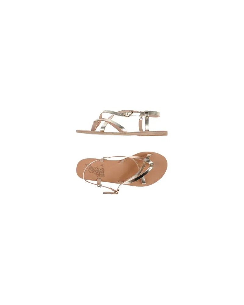 Ancient Greek Sandals SCHUHE - Zehentrennerauf YOOX.COM Gold