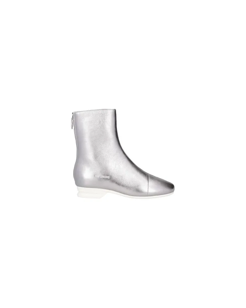 Raf Simons SCHUHE - Stiefelettenauf YOOX.COM Silber
