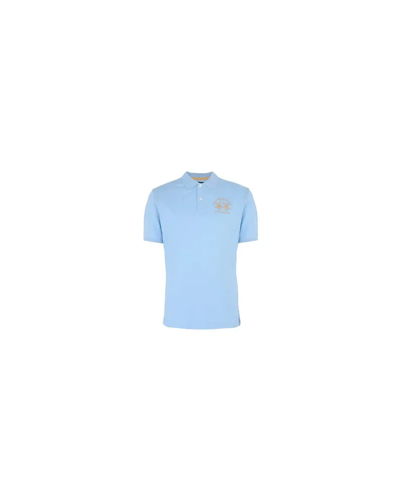 La Martina TOPS - Poloshirtsauf YOOX.COM Himmelblau