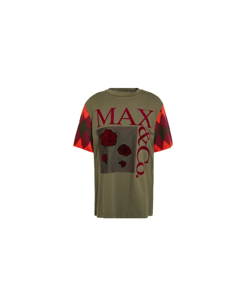 MAX&Co. PONY RIDE - TOPS - T-shirtsauf YOOX.COM Militärgrün
