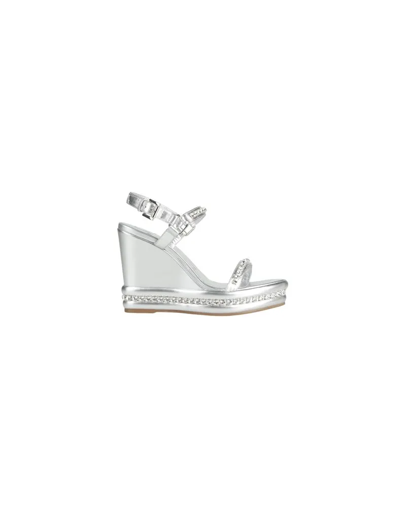 Christian Louboutin SCHUHE - Sandalenauf YOOX.COM Silber