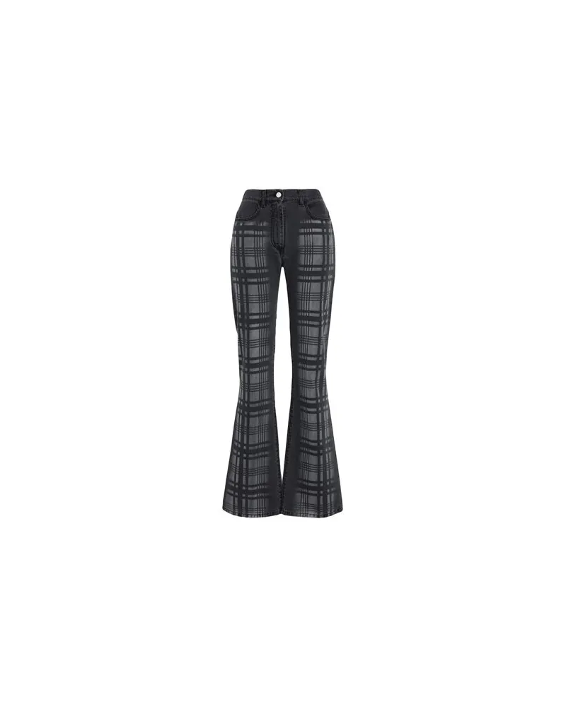 Alberta Ferretti HOSEN & RÖCKE - Jeanshosenauf YOOX.COM Schwarz