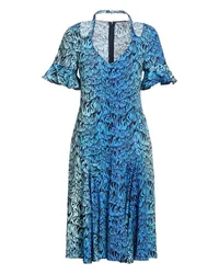 Stella McCartney Midi-Kleid Azurblau