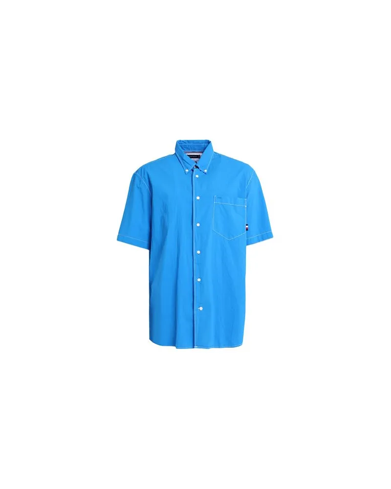 Tommy Hilfiger TOPS - Hemdenauf YOOX.COM Azurblau
