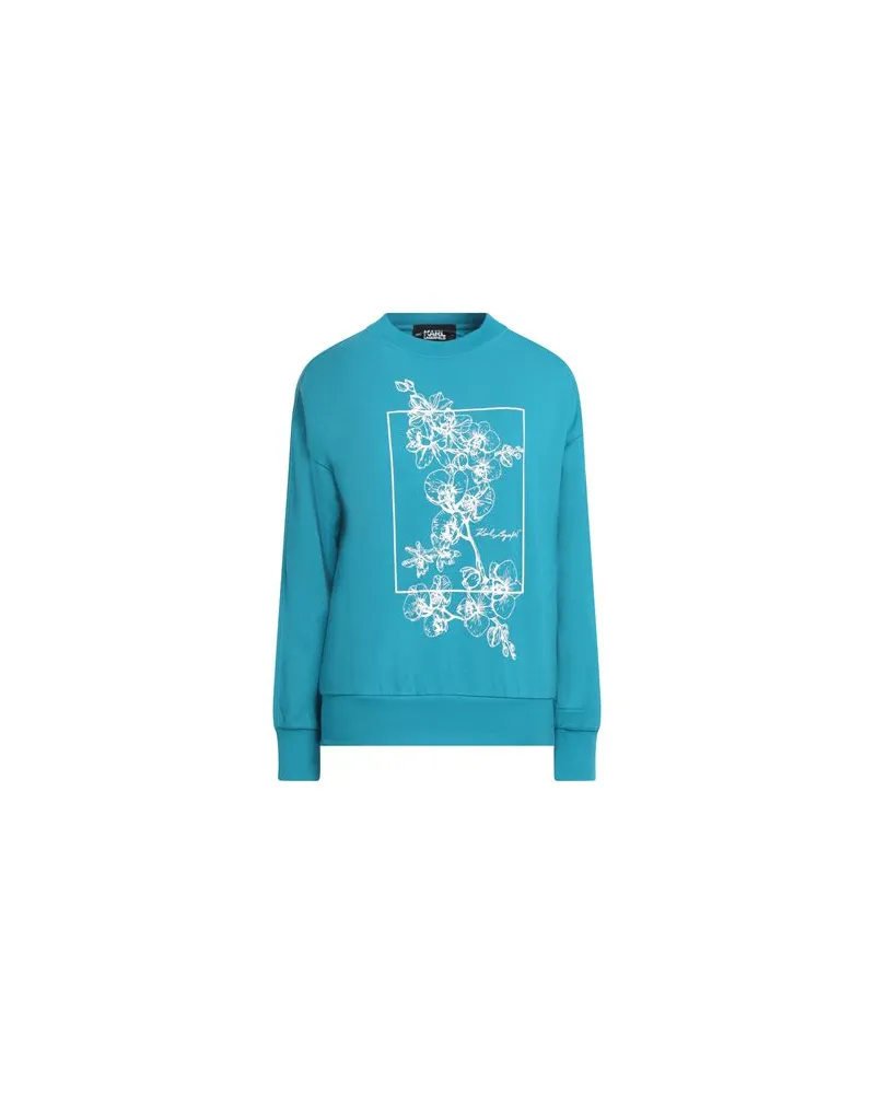 Karl Lagerfeld TOPS - Sweatshirtsauf YOOX.COM Azurblau