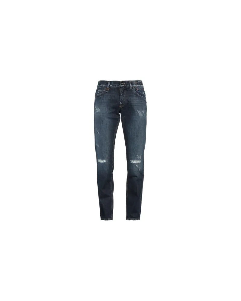 Dolce & Gabbana HOSEN & RÖCKE - Jeanshosenauf YOOX.COM Blau