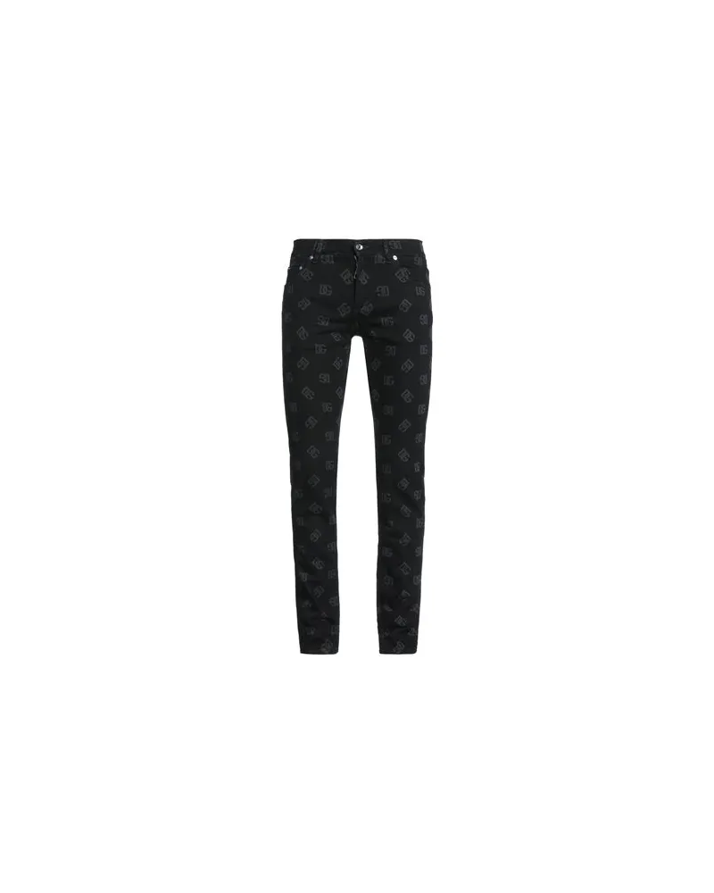 Dolce & Gabbana HOSEN & RÖCKE - Jeanshosenauf YOOX.COM Schwarz