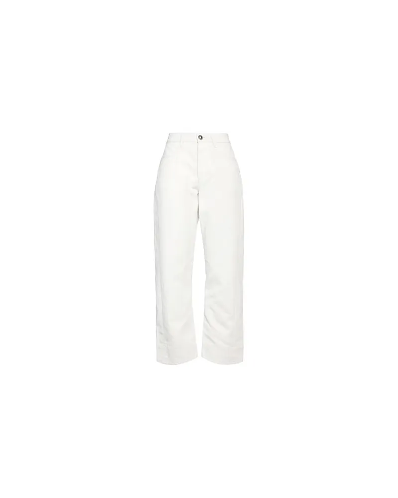 Jil Sander HOSEN & RÖCKE - Jeanshosenauf YOOX.COM Weiß