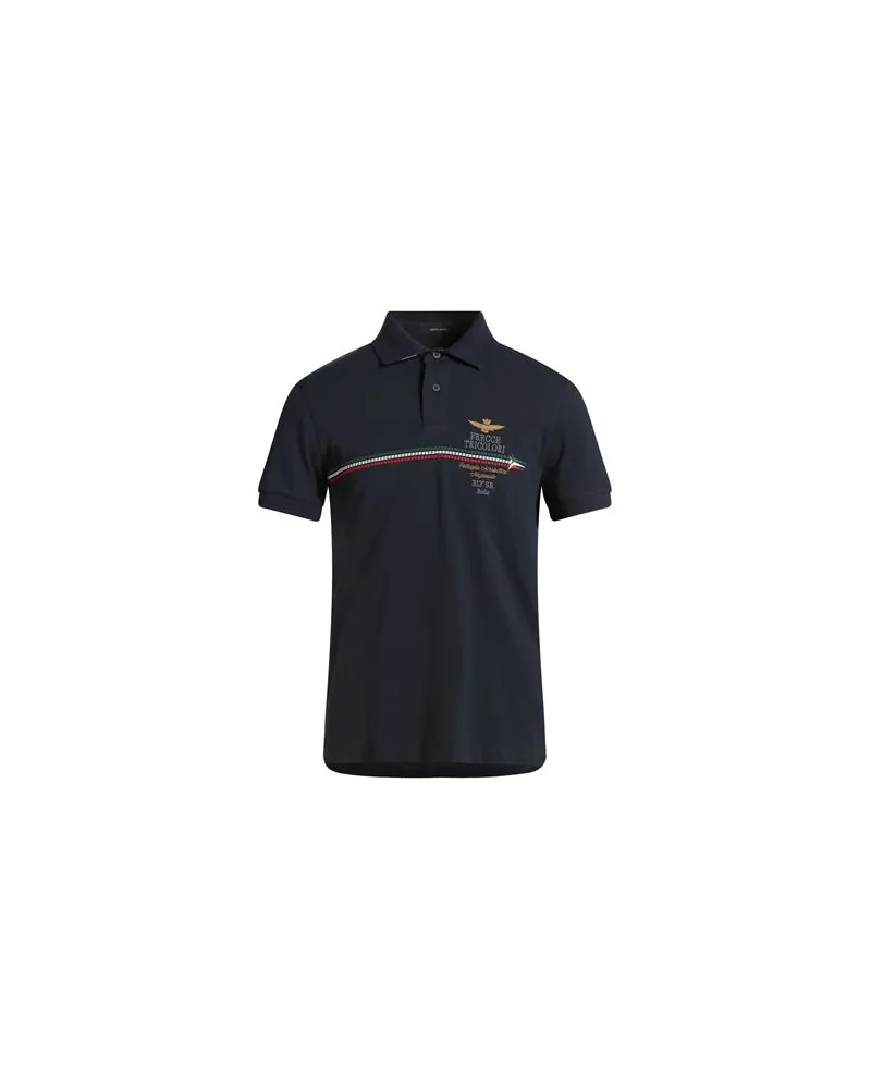 Aeronautica Militare FRECCE TRICOLORI - TOPS - Poloshirtsauf YOOX.COM Nachtblau