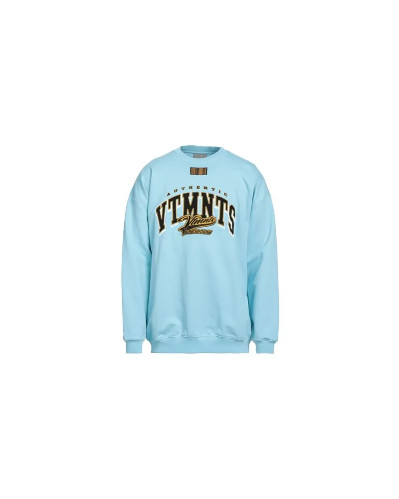 VETEMENTS TOPS - Sweatshirtsauf YOOX.COM Himmelblau