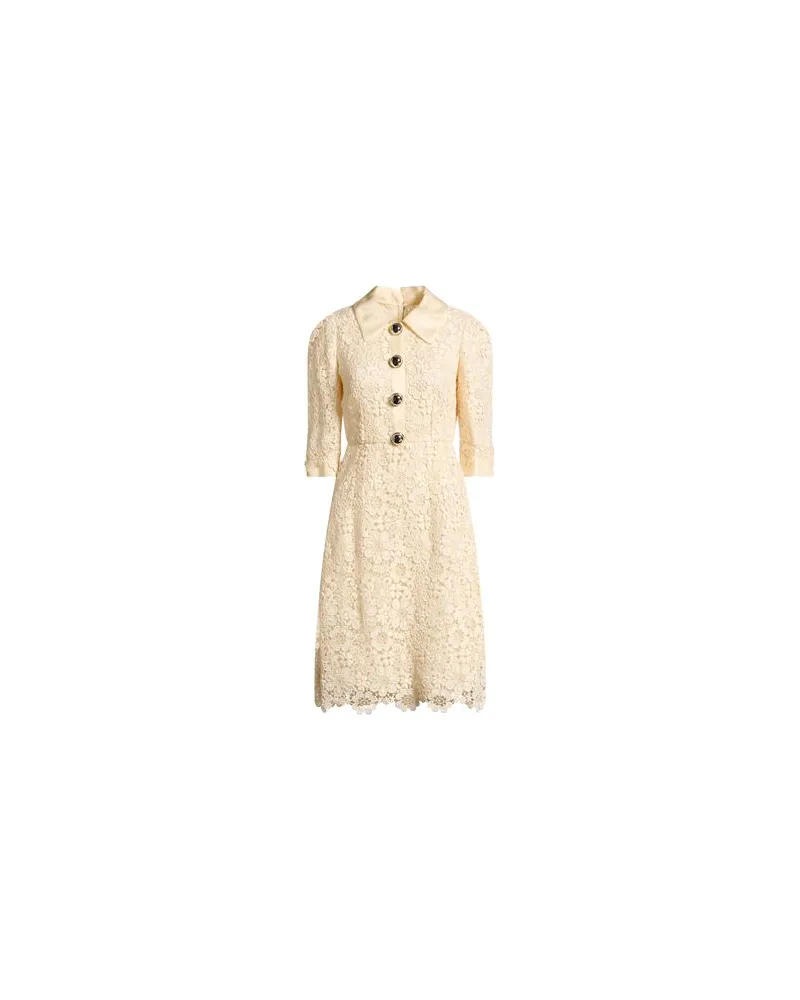 Dolce & Gabbana KLEIDER - Midi-Kleiderauf YOOX.COM Elfenbein