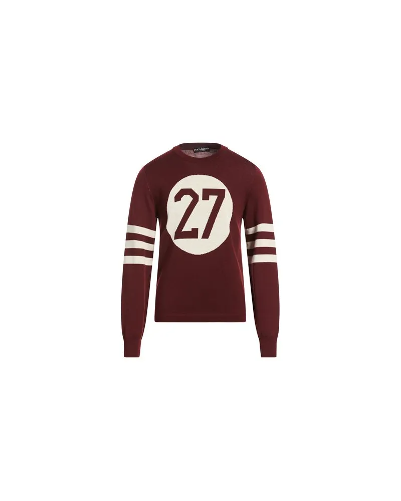 Dolce & Gabbana STRICKWAREN - Pulloverauf YOOX.COM Bordeaux