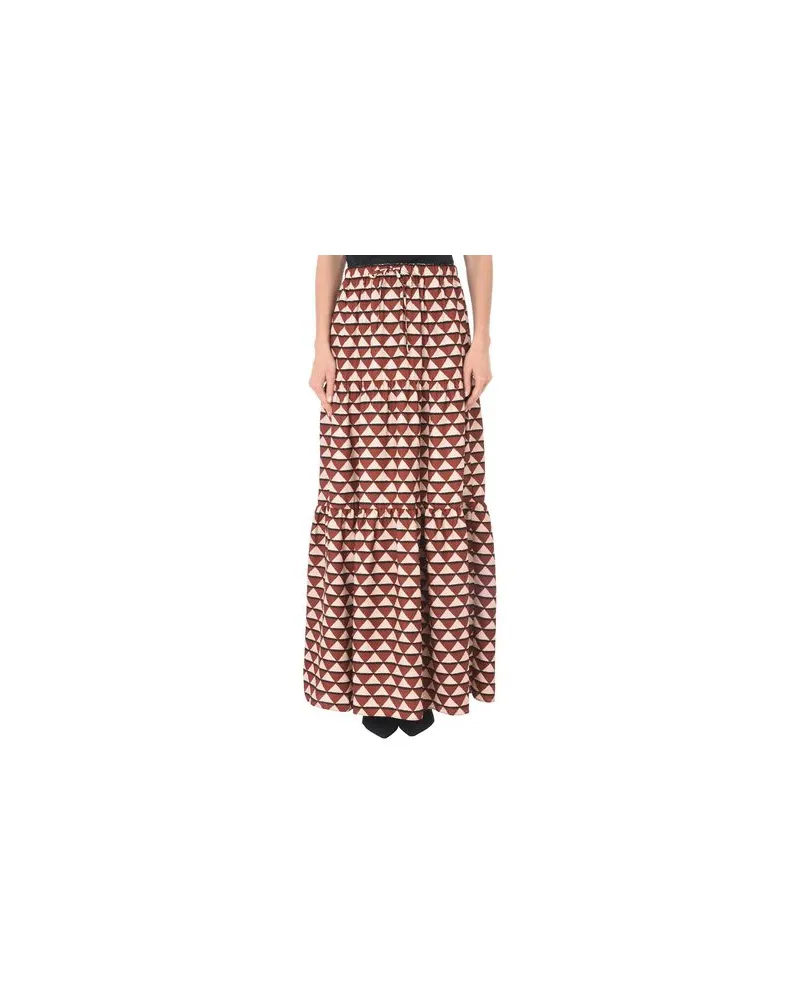 Maison Scotch HOSEN & RÖCKE - Maxi-Röckeauf YOOX.COM Ziegelrot