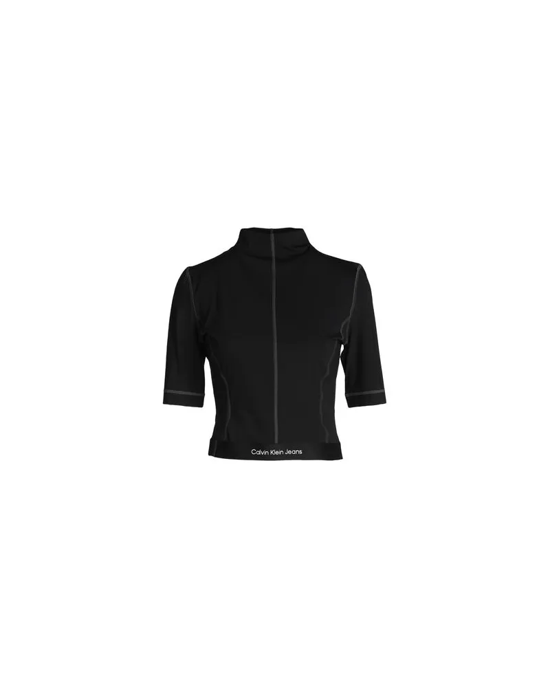 Calvin Klein TOPS - T-shirtsauf YOOX.COM Schwarz