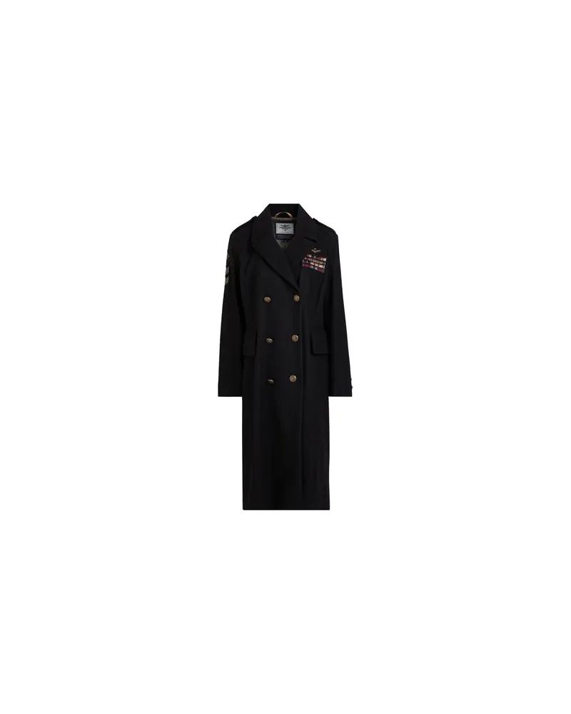 Aeronautica Militare CRISTIANO DI THIENE - JACKEN & MÄNTEL - Mäntelauf YOOX.COM Schwarz